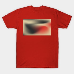 black and red abstract T-Shirt